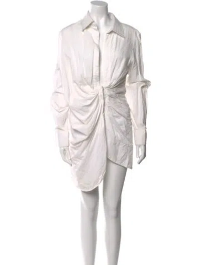 Pre-owned Jacquemus Mini Dress In White