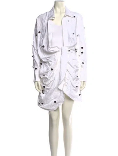 Pre-owned Jacquemus Mini Dress In White