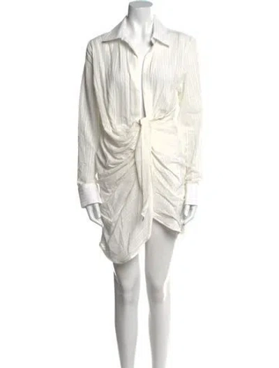 Pre-owned Jacquemus Mini Dress In White