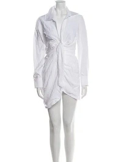 Pre-owned Jacquemus Mini Dress In White