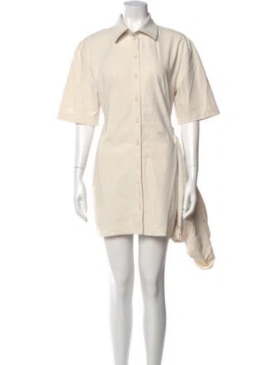 Pre-owned Jacquemus Mini Dress In White