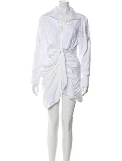 Pre-owned Jacquemus Mini Dress In White