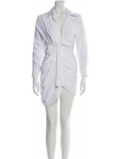 Pre-owned Jacquemus Mini Dress In White