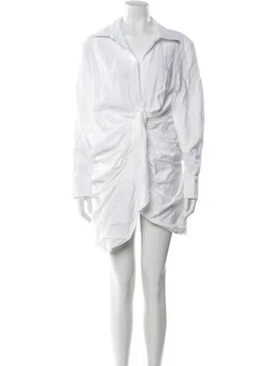 Pre-owned Jacquemus Mini Dress In White