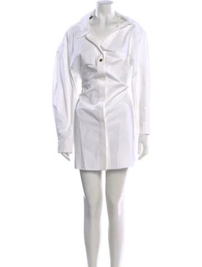 Pre-owned Jacquemus Mini Dress In White