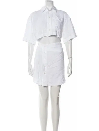Pre-owned Jacquemus Mini Dress In White