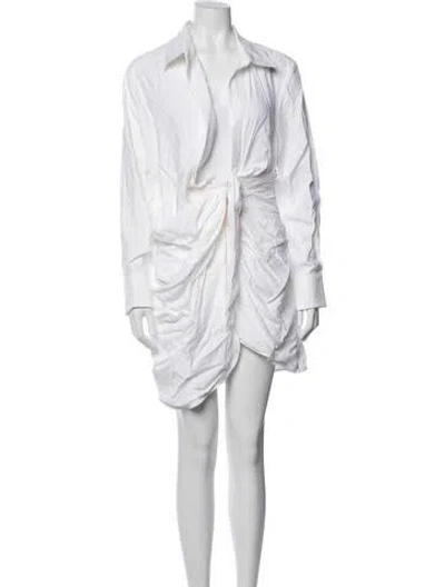Pre-owned Jacquemus Mini Dress In White