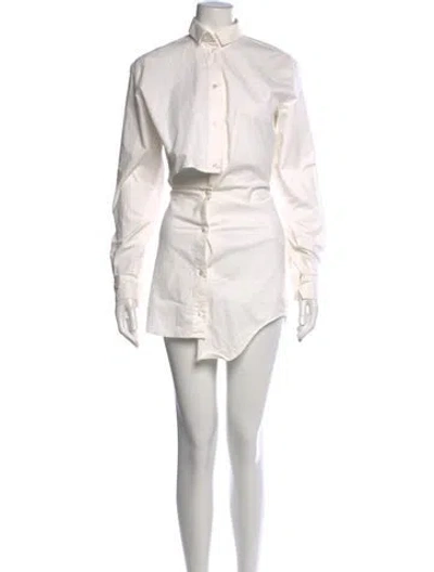 Pre-owned Jacquemus Mini Dress In White
