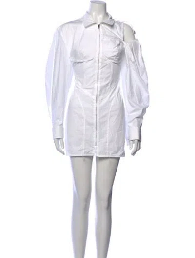 Pre-owned Jacquemus Mini Dress In White
