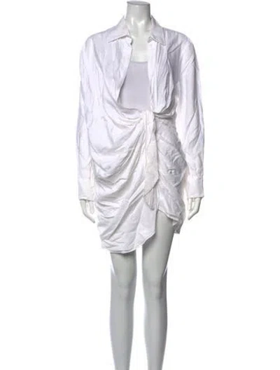 Pre-owned Jacquemus Mini Dress In White