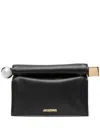 JACQUEMUS MINI ELEGANCE ROUND-SQUARE HANDBAG W:10.6IN H:6.7IN D:4.7IN