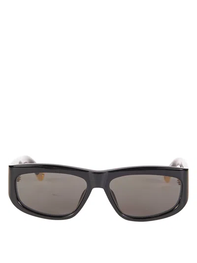 Jacquemus Mini Fashion Forward Sunglasses In Black