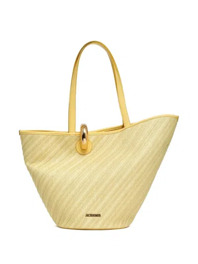Jacquemus Mini Shopping Bag In Yellow