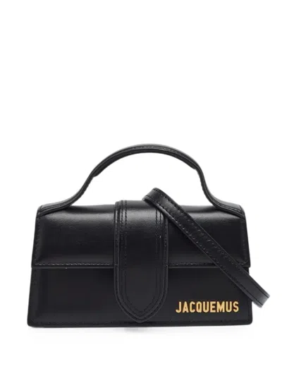 Pre-owned Jacquemus Mini Le Bambino Top Handle Bag In Black