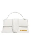 Jacquemus Le Bambino Linen Top-handle Bag In White