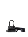 Jacquemus Mini Le Chiquito Handbag In Black Leather