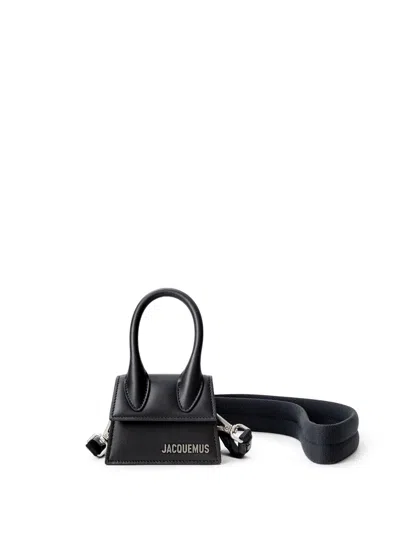 Jacquemus Mini Le Chiquito Handbag In Black Leather