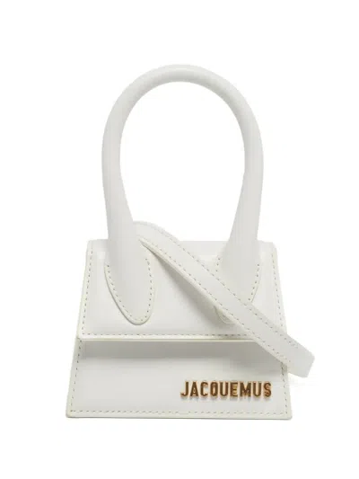 Pre-owned Jacquemus Mini Le Chiquito Leather Mini Bag In White