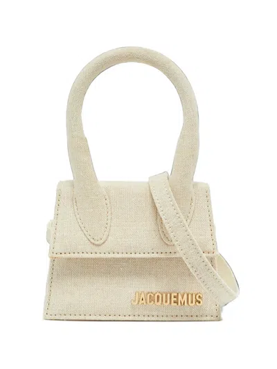 Pre-owned Jacquemus Mini Le Chiquito Mini Handbag In Neutrals