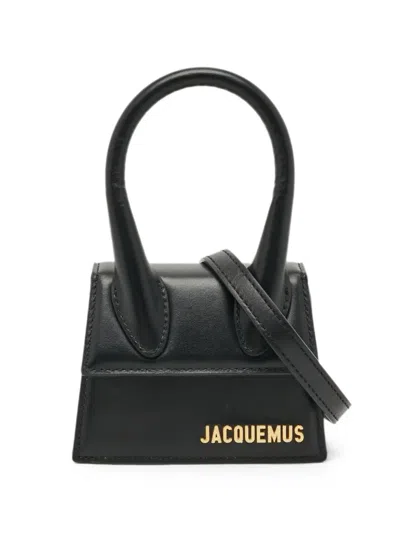 Pre-owned Jacquemus Mini Le Chiquito Tote Bag In Black