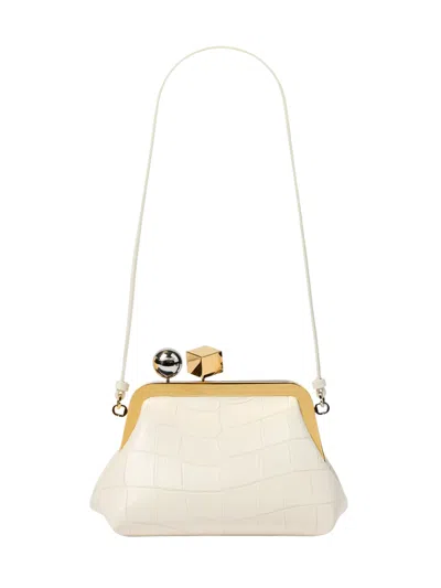 Jacquemus Mini Leather Bag In White