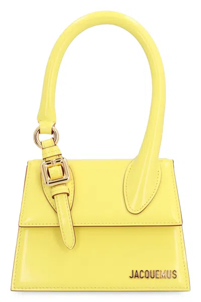 Jacquemus Le Chiquito Moyen Boucle Hand Bags Yellow