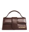 Jacquemus Le Grande Bambino Leather Top Handle Bag In Brown