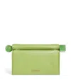 Jacquemus Womens Green La Petite Pochette Rond Leather Clutch Bag In Green