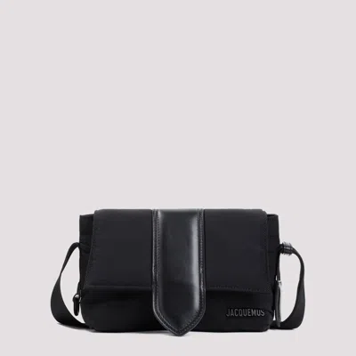 Jacquemus Mini Messenger Shoulder Handbag In Black