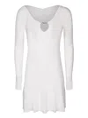 Jacquemus Mini Pralu White Dress In White