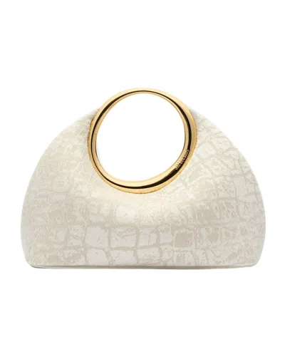 Jacquemus Mini Ring Handbag In Nude