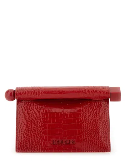 JACQUEMUS MINI "ROND CARRE" CLUTCH BAG