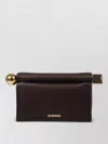 Jacquemus Mini Round Square Pouch Hardware Occasion In Brown