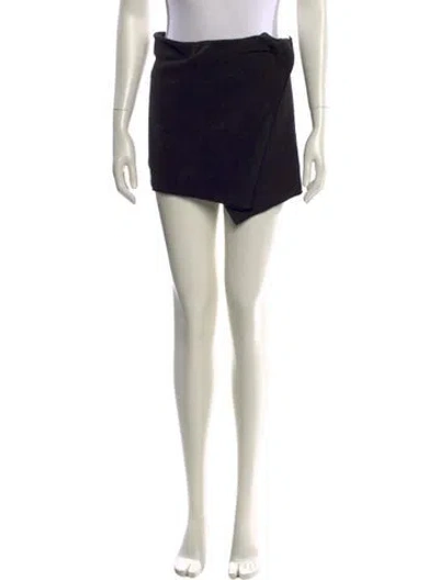 Pre-owned Jacquemus Mini Skirt In Black
