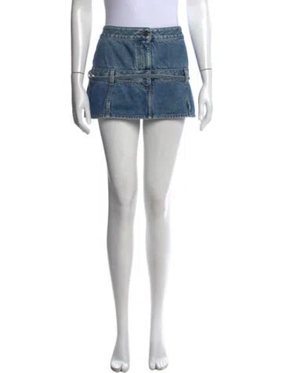 Pre-owned Jacquemus Mini Skirt In Blue