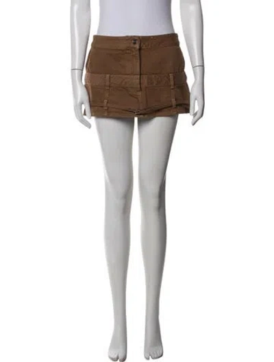Pre-owned Jacquemus Mini Skirt In Brown