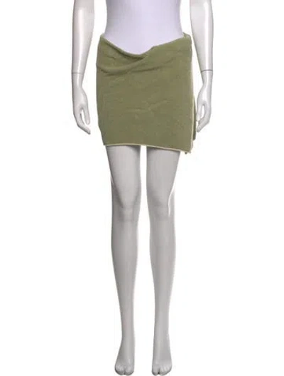 Pre-owned Jacquemus Mini Skirt In Green