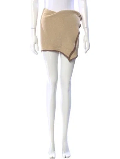 Pre-owned Jacquemus Mini Skirt In Neutral