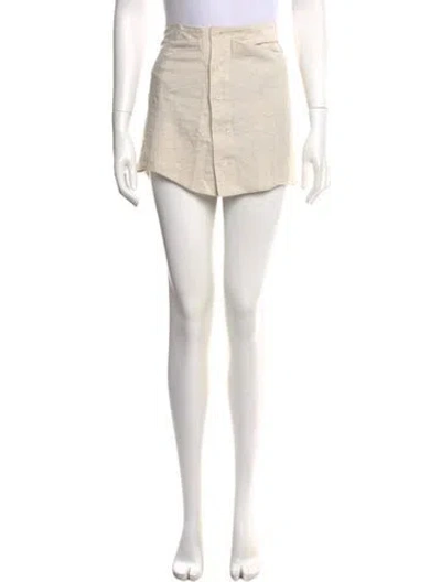 Pre-owned Jacquemus Mini Skirt In Neutral