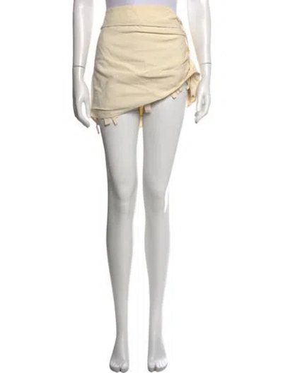 Pre-owned Jacquemus Mini Skirt In Neutrals