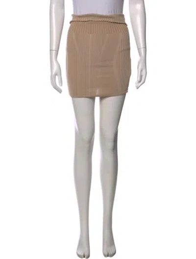 Pre-owned Jacquemus Mini Skirt In Neutrals