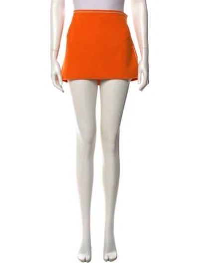 Pre-owned Jacquemus Mini Skirt In Orange