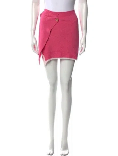 Pre-owned Jacquemus Mini Skirt In Pink