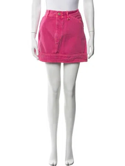 Pre-owned Jacquemus Mini Skirt In Pink