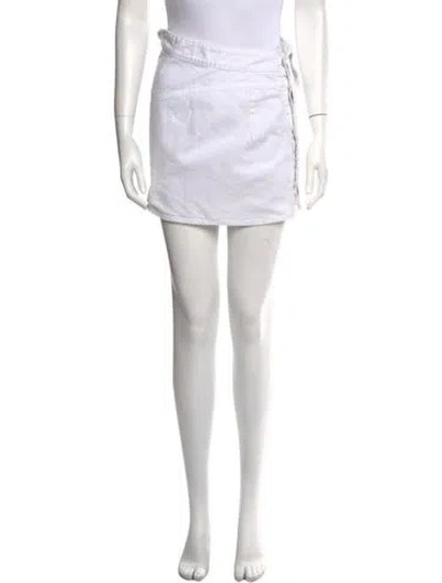 Pre-owned Jacquemus Mini Skirt In White