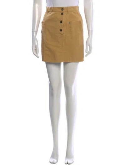 Pre-owned Jacquemus Mini Skirt In Yellow