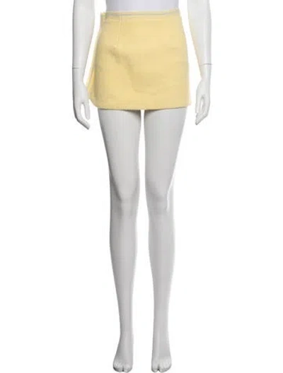 Pre-owned Jacquemus Mini Skirt In Yellow