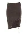 Jacquemus Mini Skirts In Brown