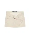 Jacquemus Mini Skirts In Nude & Neutrals