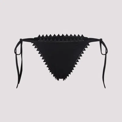 Jacquemus Mini Swimwear Top In Black